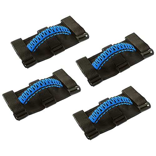 Savadicar 4 x Überrollbügel Haltegriffe Griff Griff für Jeep Wrangler CJ YJ TJ JK JL & Gladiator JT 1955-2024 Innenzubehör Blau Savadicar 4 x Überrollbügel Haltegriffe Griff Griff für Jeep Wrangler CJ YJ TJ JK JL & Gladiator JT 1955-2024 Innenzubehör Blau von Savadicar