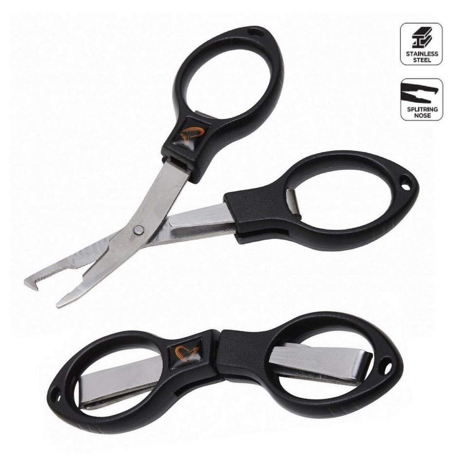 Savage Gear Sprengring Magic Folding Scissor Faltbare Sprengring Zange und Geflecht Schere von Savage Gear