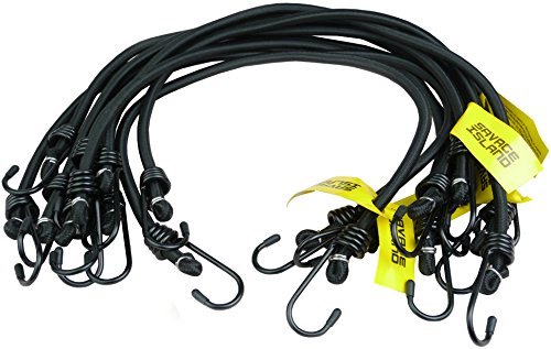 Savage Island 10 Spanngummis Extra Stark Olivgrün mit Haken an Beiden Enden Elastisch Garten Auto Heimwerken Gepäck Outdoor Camping von Savage Island