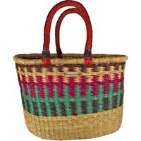 Original Afrika Bolga Korb Shopper 0-Form von SavannaBaskets