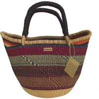 Original Afrika Tasche Bolga Korb City Shopper Ledergriff Original Afrika Tasche Bolga Korb City Shopper Ledergriff von SavannaBaskets