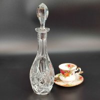 Vintage Crystal Glass Wine Decanter Mid Century 60S, Nachtmann Decanter, Hollywood Regency Home Decor, Wedding Or Birthday Gift von SaveForFuture