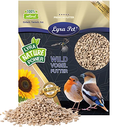 Lyra Pet® | 25 kg Sonnenblumenkerne Geschält | Vogelfutter für das Ganze Jahr | Premium Wildvogelfutter | Idealer Energiespender für Sommer und Winter | Vogelstreufutter für Wildvögel | Ohne Schale von Lyra Pet