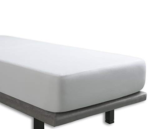 Savel, Matratzenschoner aus 100% Baumwollfrottee, wasserdicht, mit Arganöl behandelt |Stück im Set (Pack) 90 x 200 cm | anpassbar | PU-Barriere, wasserfest, mit Milbenschutz von Savel