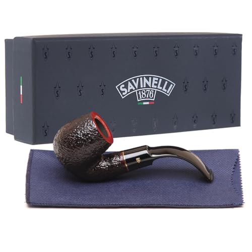 Savinelli Roma 614 Tabakpfeife mit schwarzem Stiel von Savinelli