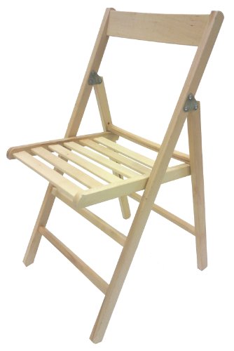 Savino Fiorenzo Stuhl klappbar platzsparend aus Holz Buche für Küche/Innen/Außen von Savino Fiorenzo
