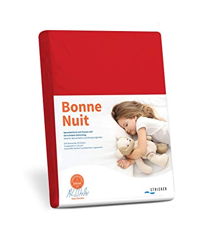 Bonne Nuit Elastan Spannbetttuch Baumwolle Stretch 220 g/m²- Steghöhe bis 40 cm Bettlaken für Boxspringbetten Wasserbetten - Größe 180x200 - 200x220 cm rot Bonne Nuit Elastan Spannbetttuch Baumwolle Stretch 220 g/m²- Steghöhe bis 40 cm Bettlaken für Boxspringbetten Wasserbetten - Größe 180x200 - 200x220 cm rot von Savorana