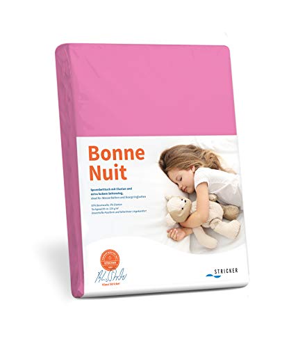 Savorana Bonne Nuit Elastan Spannbetttuch Baumwolle Stretch 220 g/m²- Steghöhe bis 30 cm Bettlaken für Boxspringbetten Wasserbetten - Größe 140x200-160x220 cm rosa Savorana Bonne Nuit Elastan Spannbetttuch Baumwolle Stretch 220 g/m²- Steghöhe bis 30 cm Bettlaken für Boxspringbetten Wasserbetten - Größe 140x200-160x220 cm rosa von Savorana
