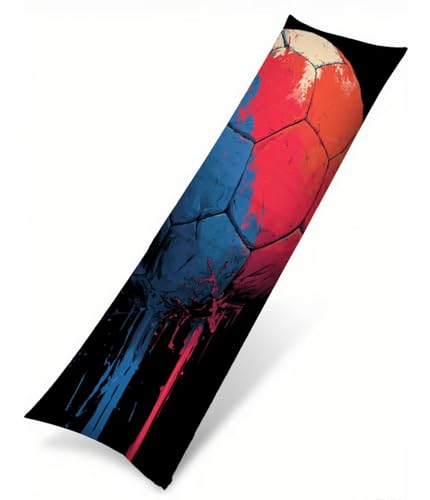 Abstrakt Seitenschläferkissen Bezug 60 x 180, Landschaft Kissenbezug 60 x 180 Kissen Seitenschläfer Fußball Muster Samt Verbessern Sie Schlafqualität Pillow Case für Wohnzimmer Schlafzimmer T-1854 Abstrakt Seitenschläferkissen Bezug 60 x 180, Landschaft Kissenbezug 60 x 180 Kissen Seitenschläfer Fußball Muster Samt Verbessern Sie Schlafqualität Pillow Case für Wohnzimmer Schlafzimmer T-1854 von Saweefog
