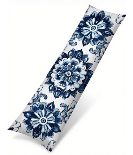 Blau Seitenschläferkissen Bezug 40 x 120 cm, Landschaft Kissenbezug 40 x 120 Kissen Seitenschläfer Mandala Muster Samt Verbessern Sie Schlafqualität Pillow Case für Sofa Wohnzimmer Schlafzimmer T-3017 Blau Seitenschläferkissen Bezug 40 x 120 cm, Landschaft Kissenbezug 40 x 120 Kissen Seitenschläfer Mandala Muster Samt Verbessern Sie Schlafqualität Pillow Case für Sofa Wohnzimmer Schlafzimmer T-3017 von Saweefog