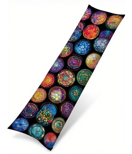 Farbe Seitenschläferkissen Bezug 40 x 120 cm, Landschaft Kissenbezug 40 x 120 Kissen Seitenschläfer Mandala Muster Samt Verbessern Sie Schlafqualität Pillow Case für Wohnzimmer Schlafzimmer T-2038 Farbe Seitenschläferkissen Bezug 40 x 120 cm, Landschaft Kissenbezug 40 x 120 Kissen Seitenschläfer Mandala Muster Samt Verbessern Sie Schlafqualität Pillow Case für Wohnzimmer Schlafzimmer T-2038 von Saweefog