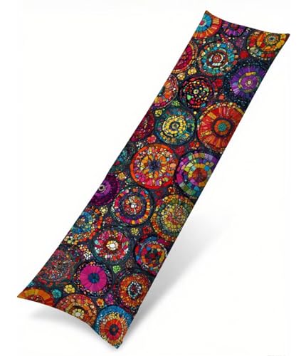 Farbe Seitenschläferkissen Bezug 40 x 145, Landschaft Kissenbezug 40 x 145 Kissen Seitenschläfer Mandala Muster Leinen Verbessern Sie Schlafqualität Pillow Case für Sofa Wohnzimmer Schlafzimmer T-2033 Farbe Seitenschläferkissen Bezug 40 x 145, Landschaft Kissenbezug 40 x 145 Kissen Seitenschläfer Mandala Muster Leinen Verbessern Sie Schlafqualität Pillow Case für Sofa Wohnzimmer Schlafzimmer T-2033 von Saweefog
