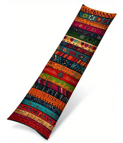 Farbe Seitenschläferkissen Bezug 60 x 180 cm, Landschaft Kissenbezug 60 x 180 Kissen Seitenschläfer Böhmen Muster Samt Verbessern Sie Schlafqualität Pillow Case für Sofa Wohnzimmer Schlafzimmer T-2074 Farbe Seitenschläferkissen Bezug 60 x 180 cm, Landschaft Kissenbezug 60 x 180 Kissen Seitenschläfer Böhmen Muster Samt Verbessern Sie Schlafqualität Pillow Case für Sofa Wohnzimmer Schlafzimmer T-2074 von Saweefog