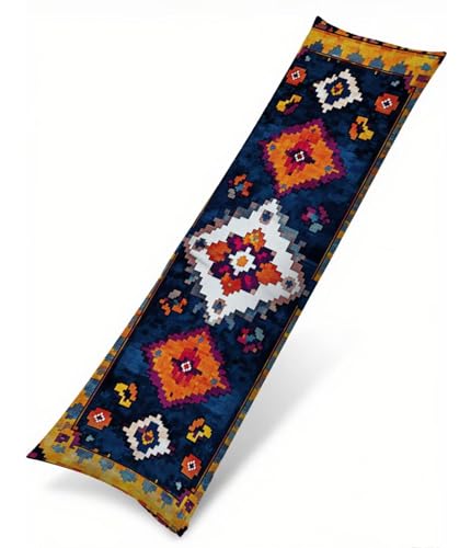 Gelb Seitenschläferkissen Bezug 60 x 180 cm, Landschaft Kissenbezug 60 x 180 Kissen Seitenschläfer Böhmen Muster Samt Verbessern Sie Schlafqualität Pillow Case für Sofa Wohnzimmer Schlafzimmer T-1788 Gelb Seitenschläferkissen Bezug 60 x 180 cm, Landschaft Kissenbezug 60 x 180 Kissen Seitenschläfer Böhmen Muster Samt Verbessern Sie Schlafqualität Pillow Case für Sofa Wohnzimmer Schlafzimmer T-1788 von Saweefog