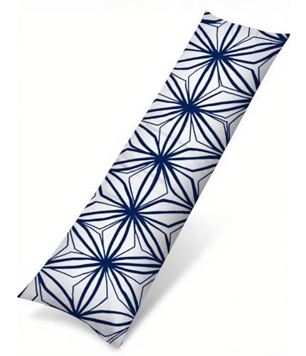 Geometrie Seitenschläferkissen Bezug 60 x 180 cm, Landschaft Kissenbezug 60 x 180 Kissen Seitenschläfer Blau Muster Samt Verbessern Sie Schlafqualität Pillow Case für Wohnzimmer Schlafzimmer T-2855 Geometrie Seitenschläferkissen Bezug 60 x 180 cm, Landschaft Kissenbezug 60 x 180 Kissen Seitenschläfer Blau Muster Samt Verbessern Sie Schlafqualität Pillow Case für Wohnzimmer Schlafzimmer T-2855 von Saweefog