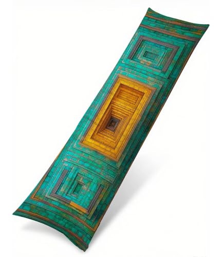 Grün Seitenschläferkissen Bezug 60 x 180 cm, Landschaft Kissenbezug 60 x 180 Kissen Seitenschläfer Abstrakt Muster Samt Verbessern Sie Schlafqualität Pillow Case für Wohnzimmer Schlafzimmer T-3053 Grün Seitenschläferkissen Bezug 60 x 180 cm, Landschaft Kissenbezug 60 x 180 Kissen Seitenschläfer Abstrakt Muster Samt Verbessern Sie Schlafqualität Pillow Case für Wohnzimmer Schlafzimmer T-3053 von Saweefog