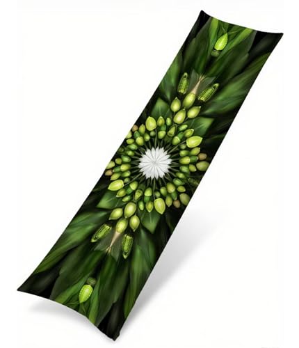 Grün Seitenschläferkissen Bezug 60 x 180 cm, Landschaft Kissenbezug 60 x 180 Kissen Seitenschläfer Mandala Muster Samt Verbessern Sie Schlafqualität Pillow Case für Sofa Wohnzimmer Schlafzimmer T-2052 Grün Seitenschläferkissen Bezug 60 x 180 cm, Landschaft Kissenbezug 60 x 180 Kissen Seitenschläfer Mandala Muster Samt Verbessern Sie Schlafqualität Pillow Case für Sofa Wohnzimmer Schlafzimmer T-2052 von Saweefog