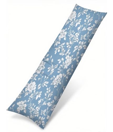 Kissenbezug 40 x 145 Seitenschläferkissen Bezug Blau Kissenbezug Blume Kissen Seitenschläfer Samt Verbessern Sie Schlafqualität Pillow Case, Doppelseitig Kopfkissenbezug für Schlafzimmer T-2138 Kissenbezug 40 x 145 Seitenschläferkissen Bezug Blau Kissenbezug Blume Kissen Seitenschläfer Samt Verbessern Sie Schlafqualität Pillow Case, Doppelseitig Kopfkissenbezug für Schlafzimmer T-2138 von Saweefog