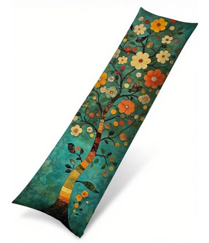 Kissenbezug 40 x 145 Seitenschläferkissen Bezug Grün Kissenbezug Baum Kissen Seitenschläfer Samt Verbessern Sie Schlafqualität Pillow Case, Doppelseitig Drucken Kopfkissenbezug für Schlafzimmer T-1896 Kissenbezug 40 x 145 Seitenschläferkissen Bezug Grün Kissenbezug Baum Kissen Seitenschläfer Samt Verbessern Sie Schlafqualität Pillow Case, Doppelseitig Drucken Kopfkissenbezug für Schlafzimmer T-1896 von Saweefog