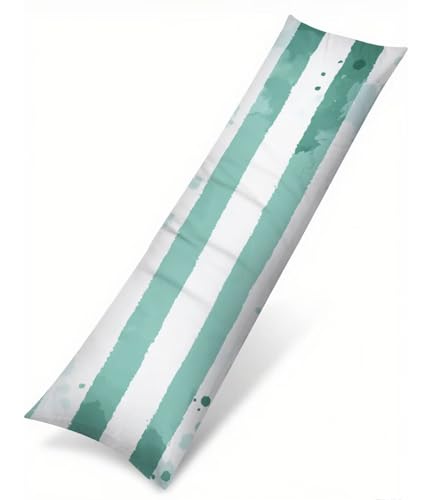 Kissenbezug 40 x 145 Seitenschläferkissen Bezug Grün Kissenbezug Streifen Kissen Seitenschläfer Samt Verbessern Sie Schlafqualität Pillow Case, Doppelseitig Drucken für Sofa Schlafzimmer T-1907 Kissenbezug 40 x 145 Seitenschläferkissen Bezug Grün Kissenbezug Streifen Kissen Seitenschläfer Samt Verbessern Sie Schlafqualität Pillow Case, Doppelseitig Drucken für Sofa Schlafzimmer T-1907 von Saweefog