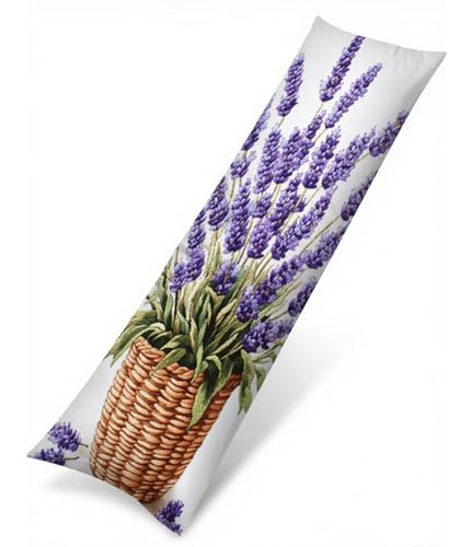 Kissenbezug 40 x 145 Seitenschläferkissen Bezug Lila Kissenbezug Lavendel Kissen Seitenschläfer Samt Verbessern Sie Schlafqualität Pillow Case, Doppelseitig Drucken für Sofa Schlafzimmer T-1632 Kissenbezug 40 x 145 Seitenschläferkissen Bezug Lila Kissenbezug Lavendel Kissen Seitenschläfer Samt Verbessern Sie Schlafqualität Pillow Case, Doppelseitig Drucken für Sofa Schlafzimmer T-1632 von Saweefog