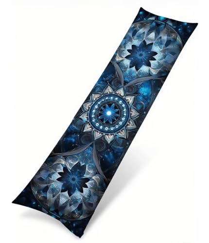 Kissenbezug 50 x 150 Seitenschläferkissen Bezug Blau Kissenbezug Mandala Kissen Seitenschläfer Leinen Verbessern Sie Schlafqualität Pillow Case, Doppelseitig Drucken für Sofa Schlafzimmer T-2199 Kissenbezug 50 x 150 Seitenschläferkissen Bezug Blau Kissenbezug Mandala Kissen Seitenschläfer Leinen Verbessern Sie Schlafqualität Pillow Case, Doppelseitig Drucken für Sofa Schlafzimmer T-2199 von Saweefog
