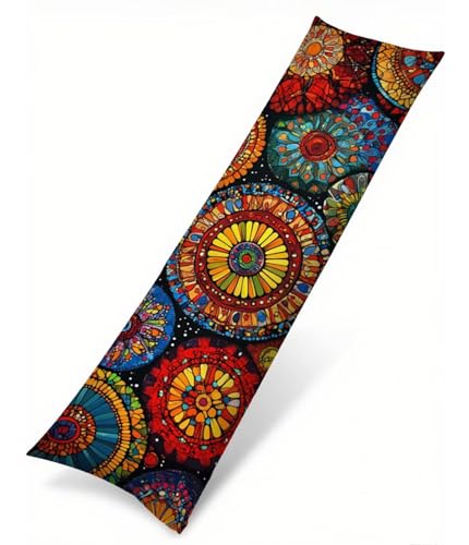 Kissenbezug 50 x 150 Seitenschläferkissen Bezug Farbe Kissenbezug Mandala Kissen Seitenschläfer Leinen Verbessern Sie Schlafqualität Pillow Case, Doppelseitig Drucken für Sofa Schlafzimmer T-2001 Kissenbezug 50 x 150 Seitenschläferkissen Bezug Farbe Kissenbezug Mandala Kissen Seitenschläfer Leinen Verbessern Sie Schlafqualität Pillow Case, Doppelseitig Drucken für Sofa Schlafzimmer T-2001 von Saweefog