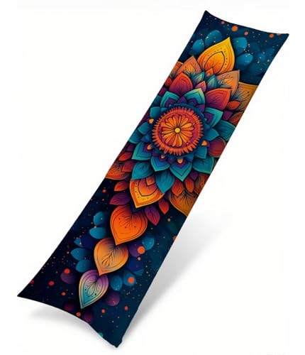 Kissenbezug 50 x 150 Seitenschläferkissen Bezug Farbe Kissenbezug Mandala Kissen Seitenschläfer Leinen Verbessern Sie Schlafqualität Pillow Case, Doppelseitig Drucken für Sofa Schlafzimmer T-3013 Kissenbezug 50 x 150 Seitenschläferkissen Bezug Farbe Kissenbezug Mandala Kissen Seitenschläfer Leinen Verbessern Sie Schlafqualität Pillow Case, Doppelseitig Drucken für Sofa Schlafzimmer T-3013 von Saweefog