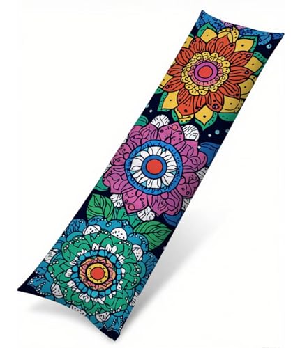 Kissenbezug 50 x 150 Seitenschläferkissen Bezug Farbe Kissenbezug Mandala Kissen Seitenschläfer Leinen Verbessern Sie Schlafqualität Pillow Case, Doppelseitig Drucken für Sofa Schlafzimmer T-3035 Kissenbezug 50 x 150 Seitenschläferkissen Bezug Farbe Kissenbezug Mandala Kissen Seitenschläfer Leinen Verbessern Sie Schlafqualität Pillow Case, Doppelseitig Drucken für Sofa Schlafzimmer T-3035 von Saweefog
