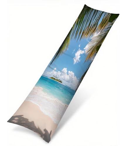Kissenbezug 50 x 150 Seitenschläferkissen Bezug Ozean Kissenbezug Kokosnussbäume Kissen Seitenschläfer Leinen Verbessern Sie Schlafqualität Pillow Case, Doppelseitig für Sofa Schlafzimmer T-1495 Kissenbezug 50 x 150 Seitenschläferkissen Bezug Ozean Kissenbezug Kokosnussbäume Kissen Seitenschläfer Leinen Verbessern Sie Schlafqualität Pillow Case, Doppelseitig für Sofa Schlafzimmer T-1495 von Saweefog