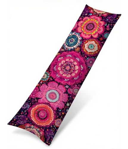 Mandala Seitenschläferkissen Bezug 40 x 120 cm, Landschaft Kissenbezug 40 x 120 Kissen Seitenschläfer Lila Muster Samt Verbessern Sie Schlafqualität Pillow Case für Sofa Wohnzimmer Schlafzimmer T-1862 Mandala Seitenschläferkissen Bezug 40 x 120 cm, Landschaft Kissenbezug 40 x 120 Kissen Seitenschläfer Lila Muster Samt Verbessern Sie Schlafqualität Pillow Case für Sofa Wohnzimmer Schlafzimmer T-1862 von Saweefog