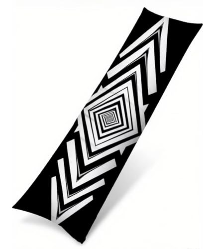 Schwarz Seitenschläferkissen Bezug 40 x 145, Landschaft Kissenbezug 40 x 145 Kissen Seitenschläfer Modern Muster Leinen Verbessern Sie Schlafqualität Pillow Case für Wohnzimmer Schlafzimmer T-3210 Schwarz Seitenschläferkissen Bezug 40 x 145, Landschaft Kissenbezug 40 x 145 Kissen Seitenschläfer Modern Muster Leinen Verbessern Sie Schlafqualität Pillow Case für Wohnzimmer Schlafzimmer T-3210 von Saweefog