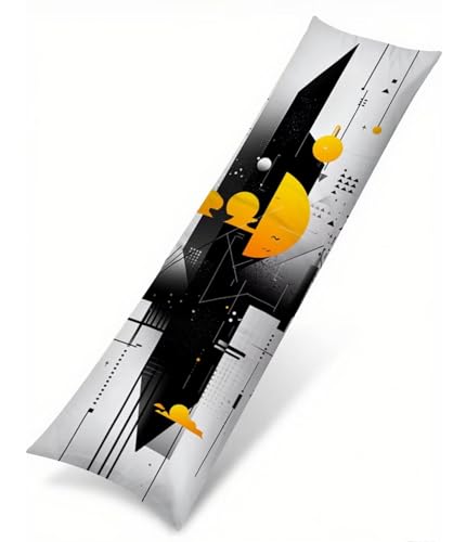 Schwarz Seitenschläferkissen Bezug 60 x 180, Landschaft Kissenbezug 60 x 180 Kissen Seitenschläfer Abstrakt Muster Samt Verbessern Sie Schlafqualität Pillow Case für Wohnzimmer Schlafzimmer T-3130 Schwarz Seitenschläferkissen Bezug 60 x 180, Landschaft Kissenbezug 60 x 180 Kissen Seitenschläfer Abstrakt Muster Samt Verbessern Sie Schlafqualität Pillow Case für Wohnzimmer Schlafzimmer T-3130 von Saweefog