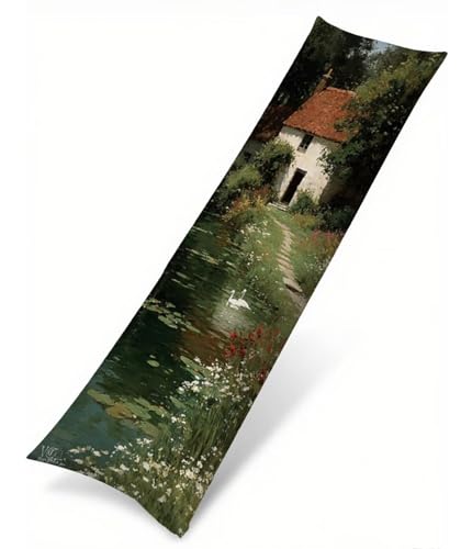 See Seitenschläferkissen Bezug 60 x 180 cm, Landschaft Kissenbezug 60 x 180 Kissen Seitenschläfer Kabine Muster Samt Verbessern Sie Schlafqualität Pillow Case für Sofa Wohnzimmer Schlafzimmer T-2921 See Seitenschläferkissen Bezug 60 x 180 cm, Landschaft Kissenbezug 60 x 180 Kissen Seitenschläfer Kabine Muster Samt Verbessern Sie Schlafqualität Pillow Case für Sofa Wohnzimmer Schlafzimmer T-2921 von Saweefog