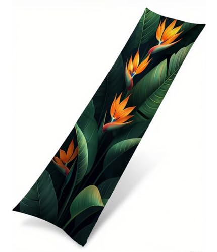 Sommer Seitenschläferkissen Bezug 40 x 120 cm, Landschaft Kissenbezug 40 x 120 Kissen Seitenschläfer Blume Muster Samt Verbessern Sie Schlafqualität Pillow Case für Sofa Wohnzimmer Schlafzimmer T-2368 Sommer Seitenschläferkissen Bezug 40 x 120 cm, Landschaft Kissenbezug 40 x 120 Kissen Seitenschläfer Blume Muster Samt Verbessern Sie Schlafqualität Pillow Case für Sofa Wohnzimmer Schlafzimmer T-2368 von Saweefog