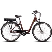 SAXONETTE E-Bike "City Plus", 7 Gang, Frontmotor 250 W, (mit Akku-Ladegerät), E-Bike Citybike mit Rücktrittbremse von Saxonette