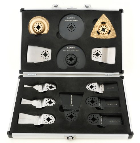 Saxton SH13CS01 Maschinenblätterset, für Multifunktionswerkzeuge von Fein und Bosch, 13 Blätter von Saxton Blades