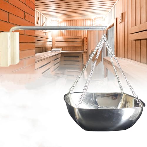 Saycker Sauna-Aromatherapie-Schüssel, Saun a Ölbecher, Sau na Aromatherapie-Ölhalter, Sa UNA-Zubehör, Diffusor-Schüssel für ätherisches Spa (200 ml) von Saycker