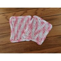 Rosa/Weiß Geschirrtücher von SaydeesHandmade