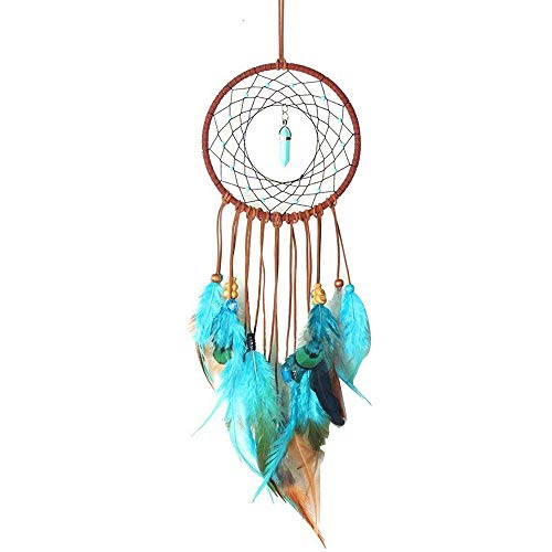 Sayla Handgefertigt Traumfänger Dreamcatcher mit Federn Wand Zimmer Auto Deko Ornament Geschenk für Kinder Baby Schlafzimmer Wohnzimmer Wandbehang Zimmer Dekoration von Sayla