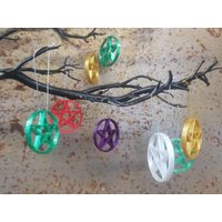 3D Gedruckte Pentagramm, Pentagrammkugeln Halloweenkugeln von SazSkullduggery