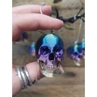3D Gedruckte Totenkopf Kugeln, Rainbow Skull Halloween Kugeln von SazSkullduggery