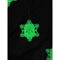 3D Gedruckter Glow in The Dark Skull Schneeflocke, Skulls, Schneeflocken, Christmas Snowflake von SazSkullduggery