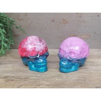 Resin Totenkopf Ornament, Schädel Dekor, Gehirnschädel von SazSkullduggery