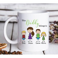 Dieser Daddy Gehört Zu Becher/Papa Becher, Vatertagsgeschenk Für Papas Beste Papa-Tasse Mama-Becher, Muttertagsgeschenk von Sazzamaroos