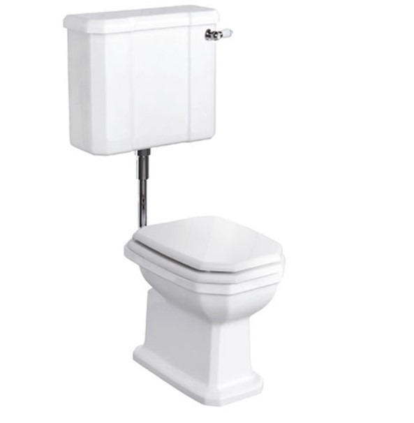 WC Abgang senkrecht/WC Abgang waagrecht/WC mit halbhohem Spülkästen Retro/Vintage Serie Romana  von Sbordoni von Sbordoni