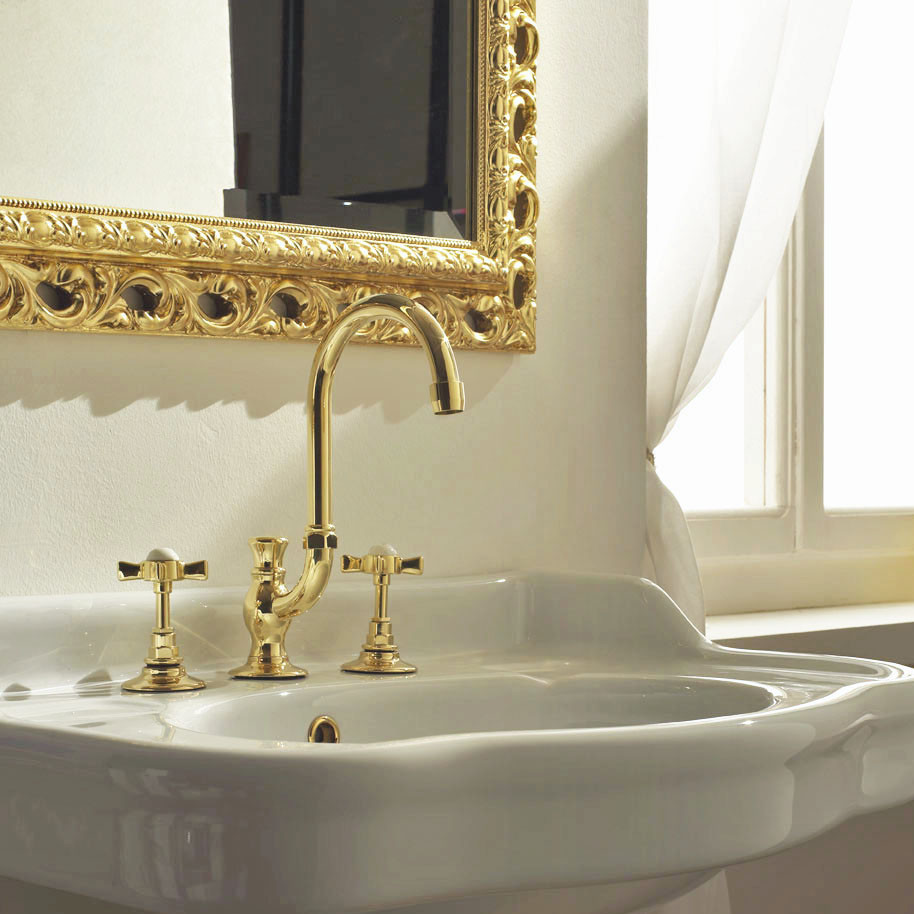 Waschbeckenarmaturen Retro/Vintage Serie Antica  von Sbordoni von Sbordoni