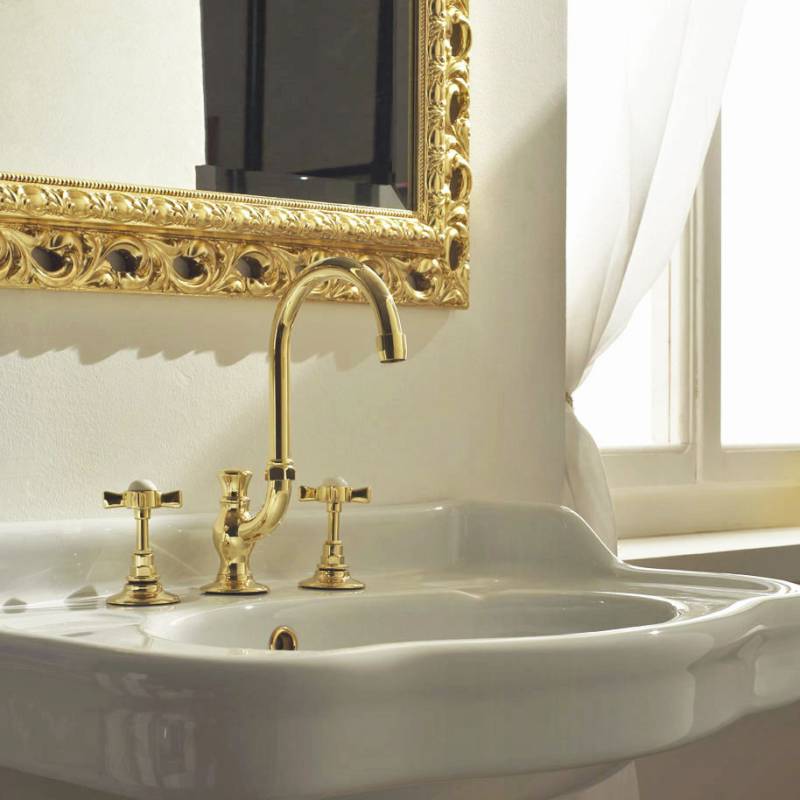 Waschbeckenarmaturen Retro/Vintage Serie Antica  von Sbordoni von Sbordoni