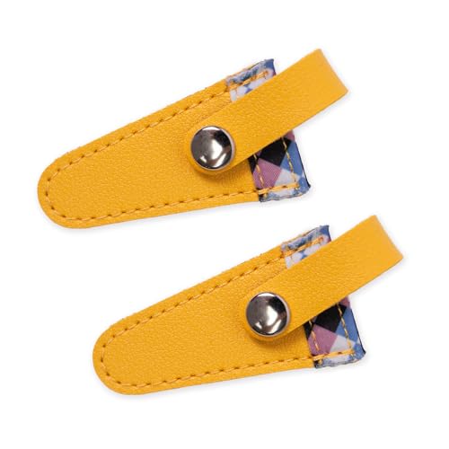 2 PCs Farbgitterschere Schutzabdeckungen Tragbares Trimmwerkzeug PU Stickerei Schere Scheide 2 PCs Farbgitterschere Schutzabdeckungen Tragbares Trimmwerkzeug PU Stickerei Schere Scheide von Sbshiouu