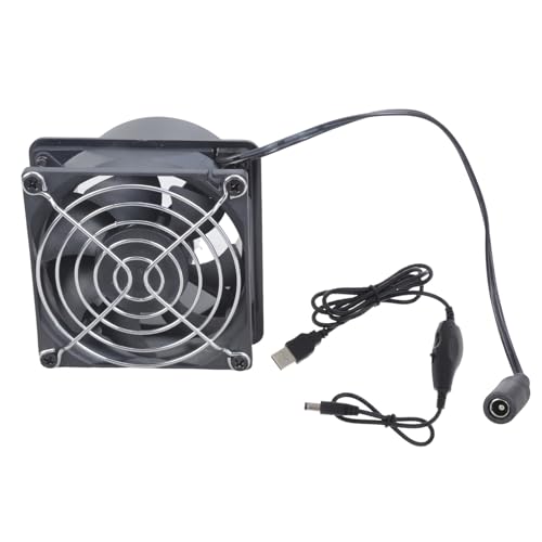 8 Cm Kanalabluftventilator Mit Abnehmbarem Design ABS Baukugellager Motor Ideal Für Gewächshäuser Badezimmer DIYER Verwenden Sie Abnehmbare Kunststoffgebläse Für Einfache Wartung von Sbshiouu